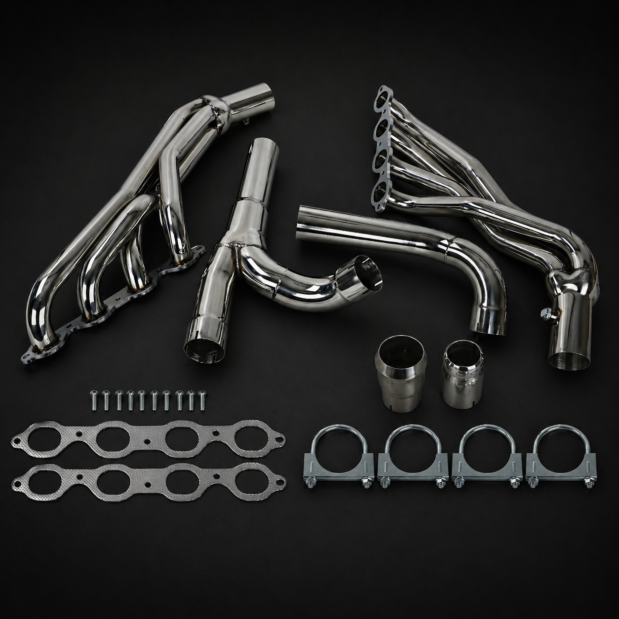 LS Truck Long Tube Performance Headers – 2014–2017 Silverado
