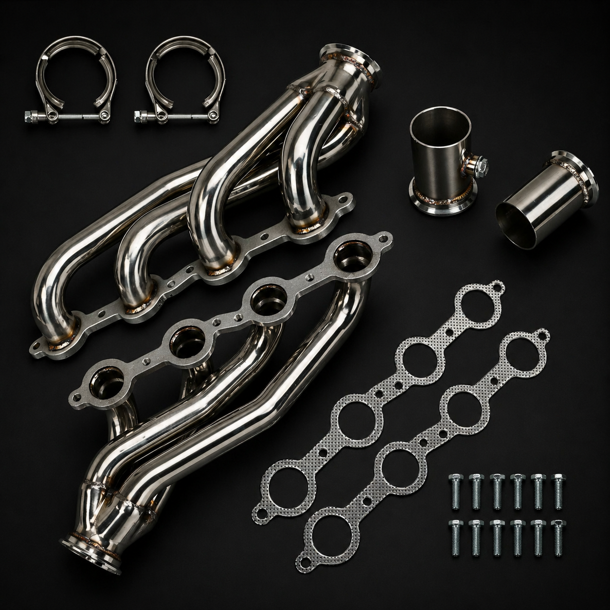 LS Swap Shorty Tube Headers-1960-1986 Chevy C10