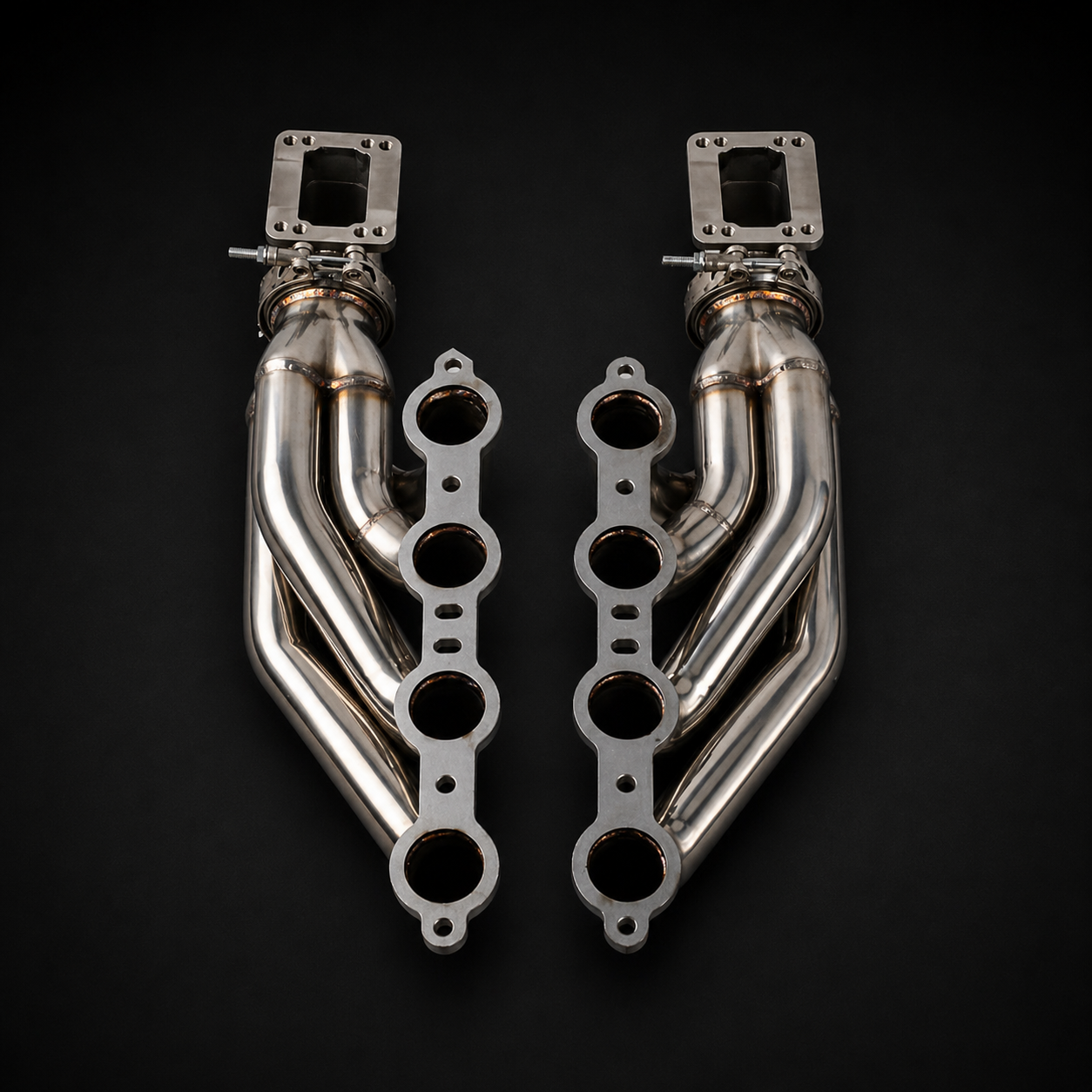 LS Turbo Headers Up & Forward